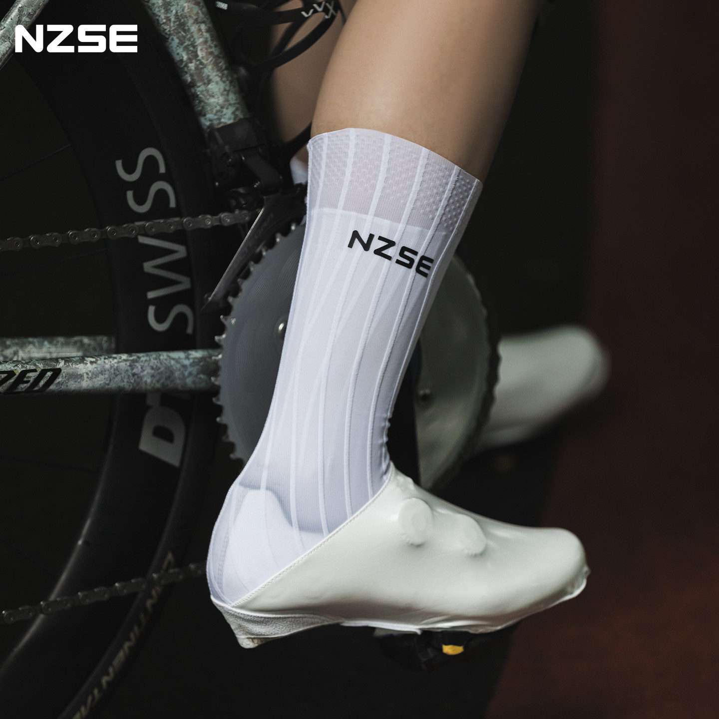 NZSE公路车气动锁鞋套男女防水防滑山地自行车骑行装备2026新款