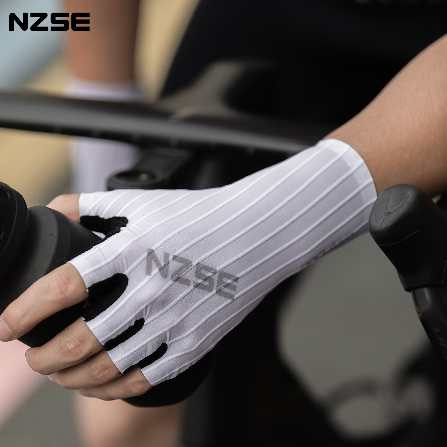 NZSE公路车气动骑行手套男女夏季透气山地自行车半指手套2026新款