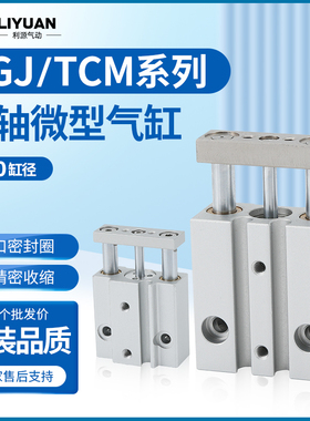 微型三轴三杆MGJ气缸带导杆迷你小型TCzM6/TCM10-5SX10S*15SX20S