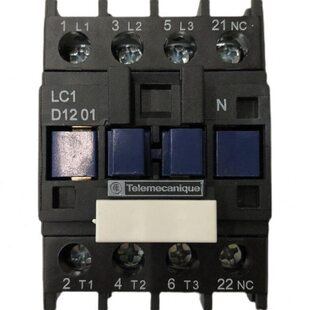 接触器LC1D1201 Telemecanique 封星交流110V/220V 电梯抱闸控制