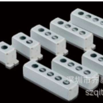QITAI75*75紧急开关按钮盒标准开孔22mm1/2/3/4/5/6/7/8/9/10孔位