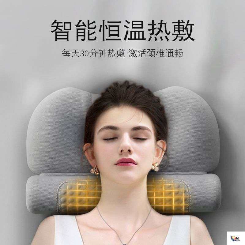 严选艾草热敷颈椎枕头护劲椎助睡眠修复睡觉专用圆柱加热护颈