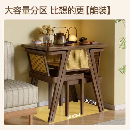 实木阳台小茶桌2025新款家用喝茶休闲桌椅组合一桌两椅茶台泡茶桌