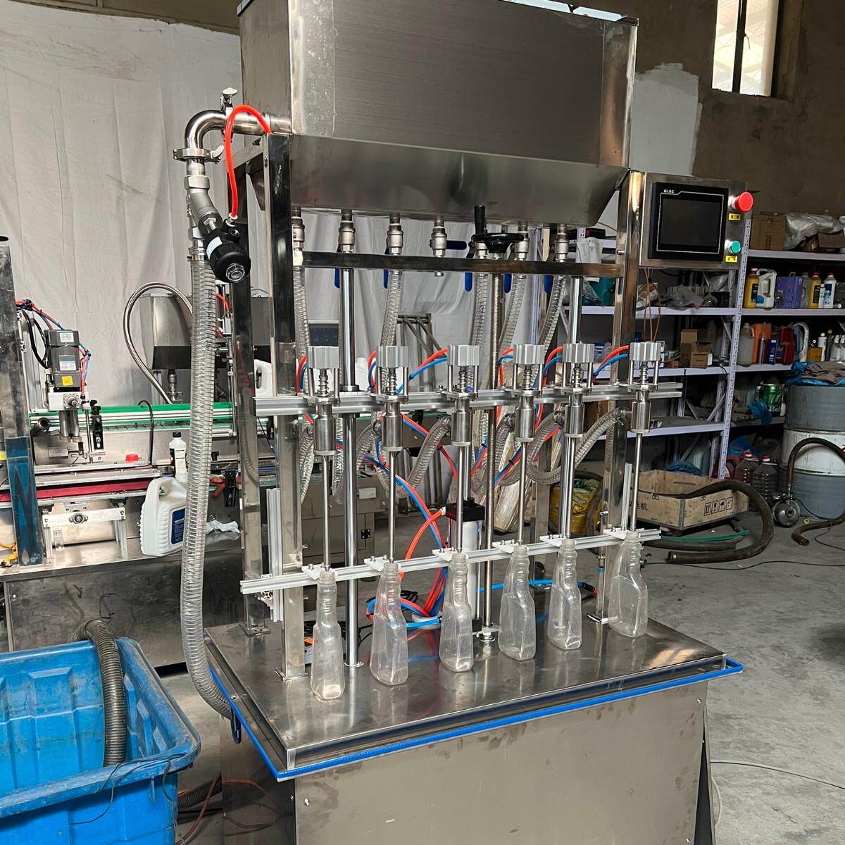 75消毒酒精消毒液消毒剂车厢油柴暖油防爆灌装机常压半自分装