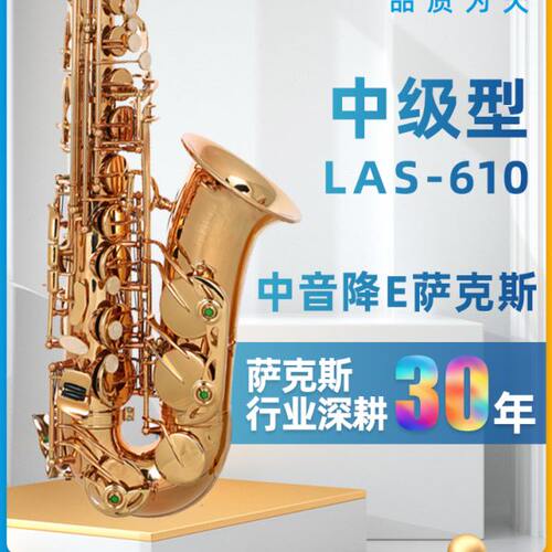 LIGE 里歌萨克斯降E调中音萨克斯风 演奏级管乐器 LAS-620