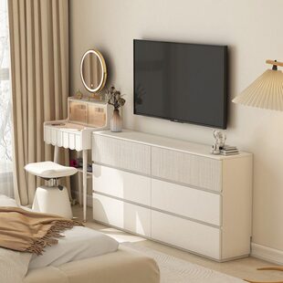 30cm极窄六斗柜梳妆台一体小户型卧室床尾25超薄八斗柜夹缝收纳柜