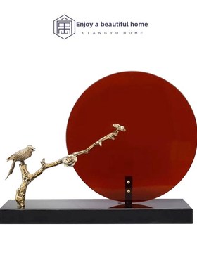 采购产品新的中国风装饰品,金属铜桌面装饰品,软家具,样板房,入口