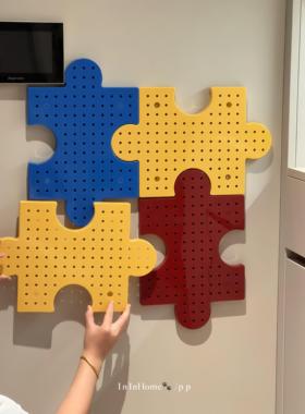 新家的小角落家用多色彩洞洞板免打孔墙壁置物架宿舍厨房浴室壁挂