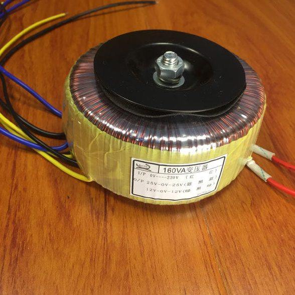 160W环形变压器 220V转双25V 3.2A+12V 0.9A