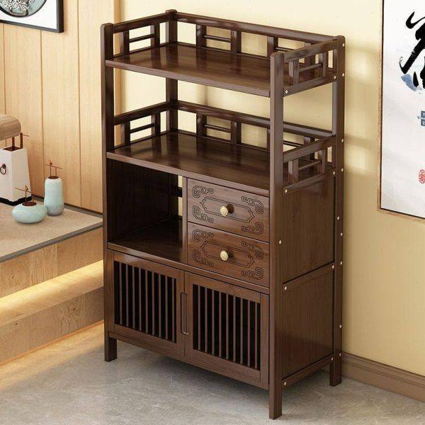 博古架实木中式茶叶展示柜多宝阁茶室茶叶置物架子茶具摆件收纳柜,住宅家具,多宝格/博古架,淘宝优惠券,粉丝福利购,淘宝优惠卷