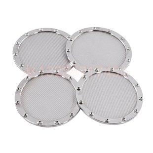 316L不锈钢金属烧结网包边滤片2微米20um50气体粉尘过滤器滤网