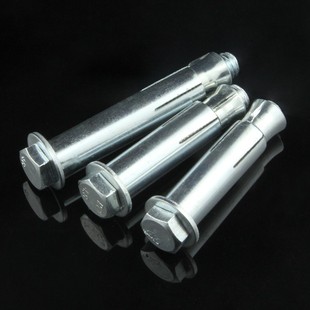 国标镀锌外六角内膨胀螺丝大全加长拉爆外六角膨胀管M6M8M10M12