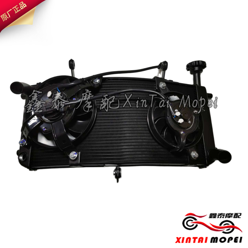 钱江大魔战车BJ750GS/752S水冷散热器水箱风扇总成原厂配件