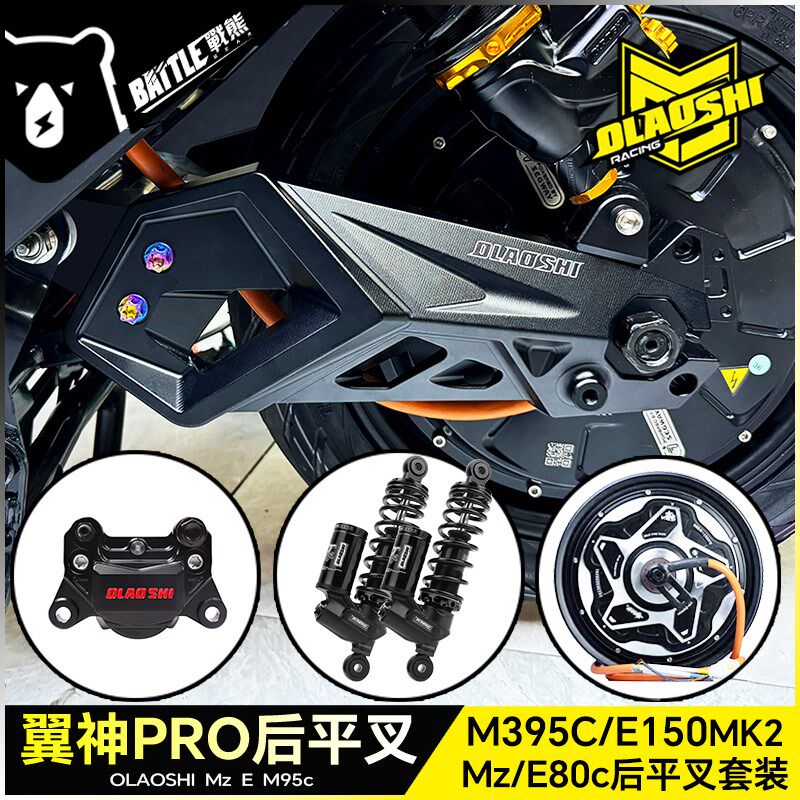 欧老师翼神PRO后平叉九号M395c MZ E150MK2改装保留ABS平叉套装