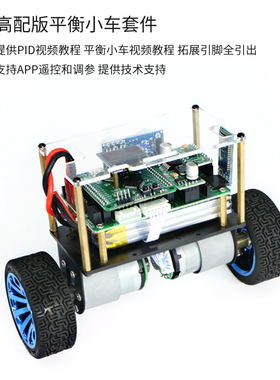 【高配版】STM32两轮平衡小车 双轮自平衡小车套件F1 F4