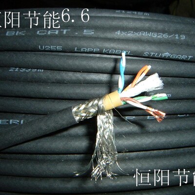 德国进口FD P BK Cat5 工业以太网信号控制线8芯屏蔽线聚氨酯耐曲