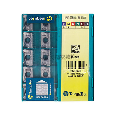 韩国特固克 Taegutec数控刀片 APKT1705PER-EM TT8020 加工不锈钢