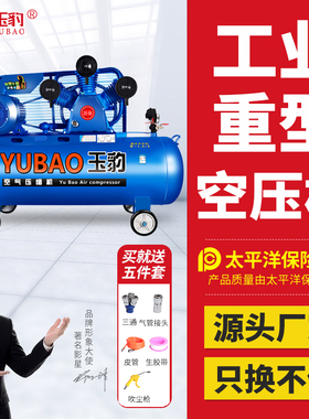 空压机工业级大型380V高压打气泵小型220V喷漆气磅汽修空气压缩机