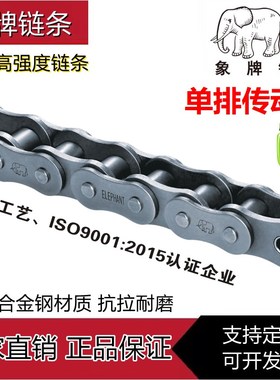 国标工业链条单双排滚子链象牌链条 06B08B10A12A12B16A16B20A20B