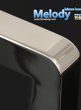 H007LR 圆角方管304不锈钢亮光淋浴房钢化玻璃门拉手浴室门大把手