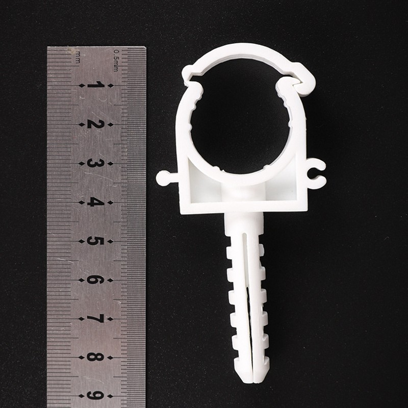 PPR带脚管卡管夹管件20 25 32 固定卡扣卡U型厚塑料管卡水管配件