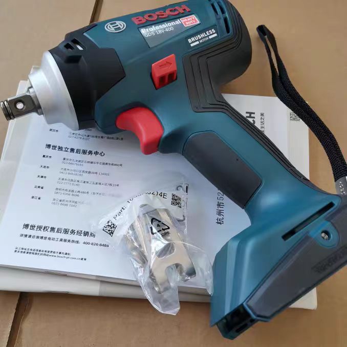 博世马来西亚原装锂电电动扳手GDS18V-400大扭力无刷冲击风炮汽修