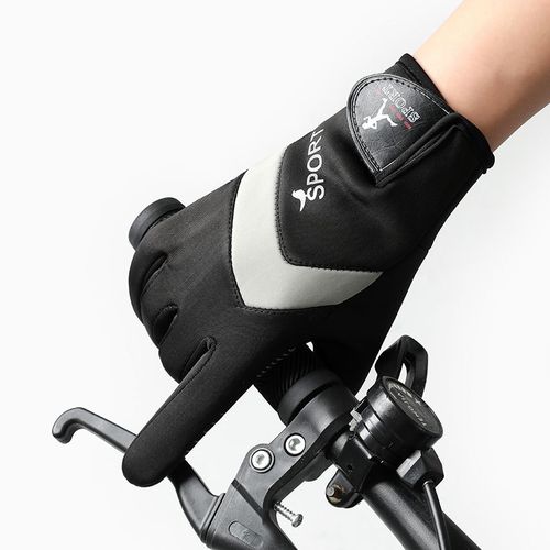 骑行手套秋冬季户外女骑行摩托车保暖加厚防滑触屏U登山攀爬耐用