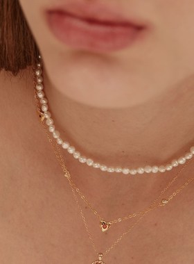 原创小众《塞纳河之心》新t款时髦爱心项链礼物女设计感气质锁骨