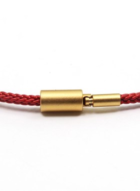 分销1.5,2.5mm直筒推拉A扣绳本命年红绳手链钢丝绳转运珠配绳