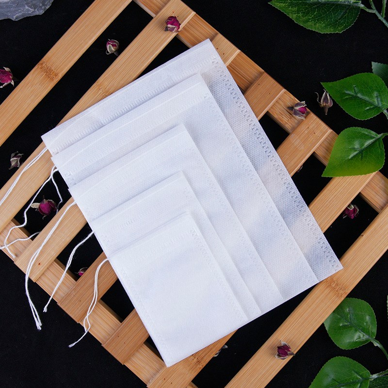 6*8无纺布抽线茶m包袋 泡茶袋 过滤袋隔茶滤渣一次性调料包煎药袋