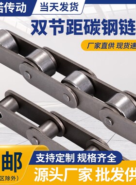工业双节距大小滚珠传动输送链条 C210AC212AC216A C220AC224