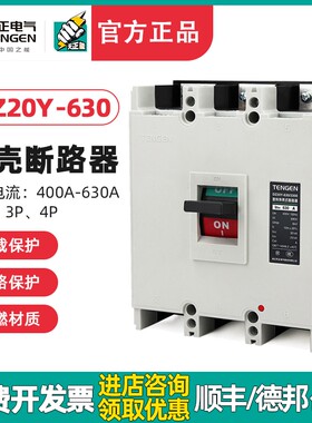 TENGEN天正电气DZ20Y-630/3300 630A塑壳断路器500a空开3P三相380