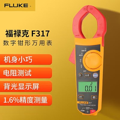 福禄克钳形表F302+/F303/F305/F312/F317/F319电流表F301A+/B/C/D
