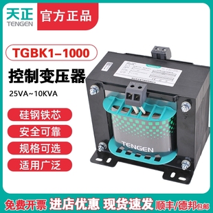天正TGBK1 110 220变220 1000VA隔离机床控制变压器交流380