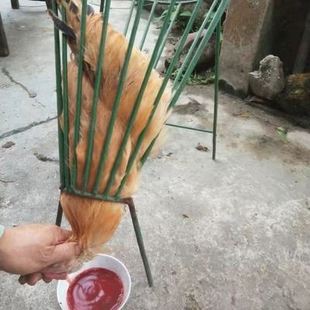 杀鸡鸭鹅放血工具架子升级款杀鸡神器宰鸡笼子沥血斗操作简单方便
