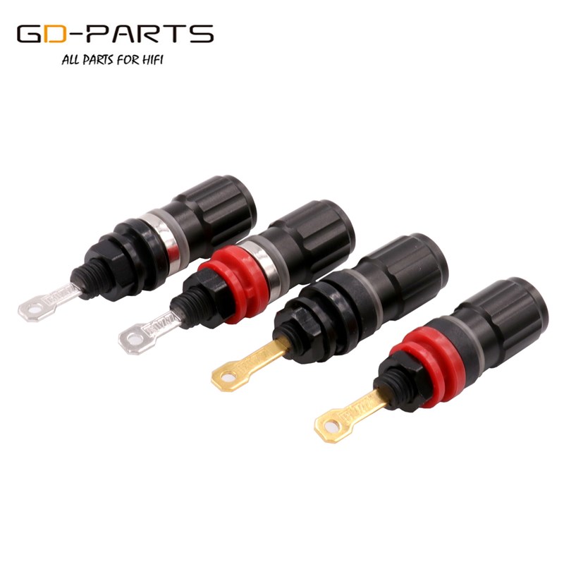 EI功放接线柱紫铜镀金单点式传输音箱喇叭接线柱香蕉插座EZ-301