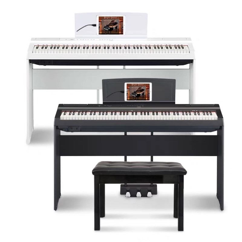 电钢琴88键重锤p225初学者便携式家用专业智能电子钢琴p125