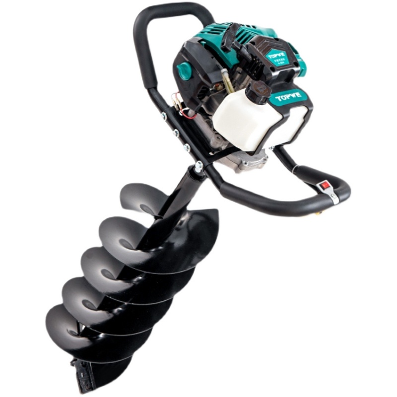 地钻挖坑机新款农用栽树种植施肥打桩钻土孔窝立柱打洞神器