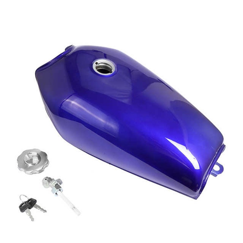 CG125摩托车覆古改装油箱纯色光固化烤漆P无侧孔送油开关油盖