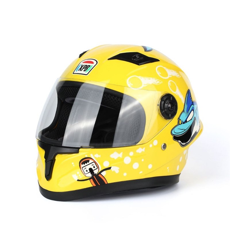 2025炫酷儿童全盔安全帽四季款头盔机车越野全盔儿童卡丁车头盔