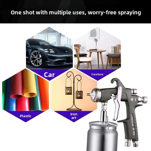 普万喷枪喷漆气动W101喷漆面漆汽车家具喷漆工具高雾化喷枪