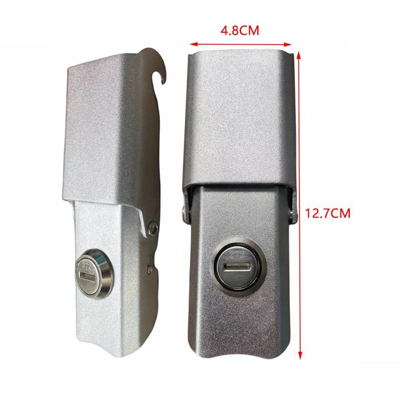 新款摩托车钓鱼尾箱锁不锈钢x防盗防水防尘电动车后备箱锁磨砂加