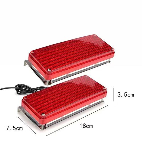 高亮岗亭爆闪灯led警示灯一拖二治安亭双色灯220V12V24V