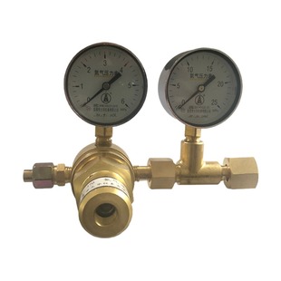 氮气减压器YQD 370型全铜6x25MPa大华仪表高压减压阀减压表调压器