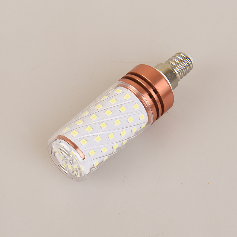 三色变光E27螺口led灯泡节能灯12W家用照N明e14超亮水晶灯光源