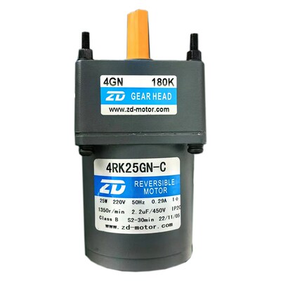 ZD 中大25W阻尼减速电机马达单相220V 4RK25GN-C/4GN180K
