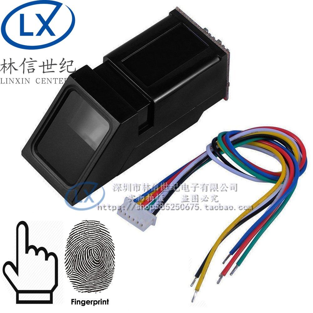 光学指纹模块 识别锁FPM10A二次开发电容USB采集传感器直销