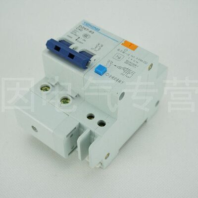 空气开关漏电保护漏电断路器 DZ47LE-63 2P10 16 20 25324050 63A