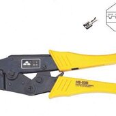 欧式 03B 插簧端子压线钳压接钳0.5 6mm&sup2; 华胜工具