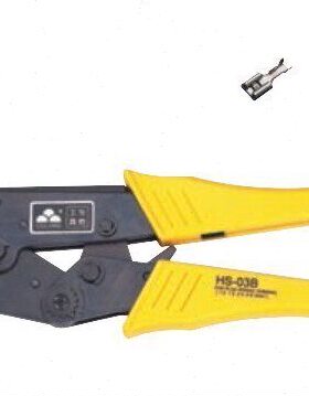 华胜工具 欧式插簧端子压线钳压接钳0.5-6mm&sup2; HS-03B C